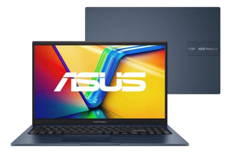 Notebook Asus Vivobook 15 X1504za Intel Core I5 1235u 4gb Ram 256gb Ssd Linux Keepos Tela 15,60 Quiet Blue - Nj1217