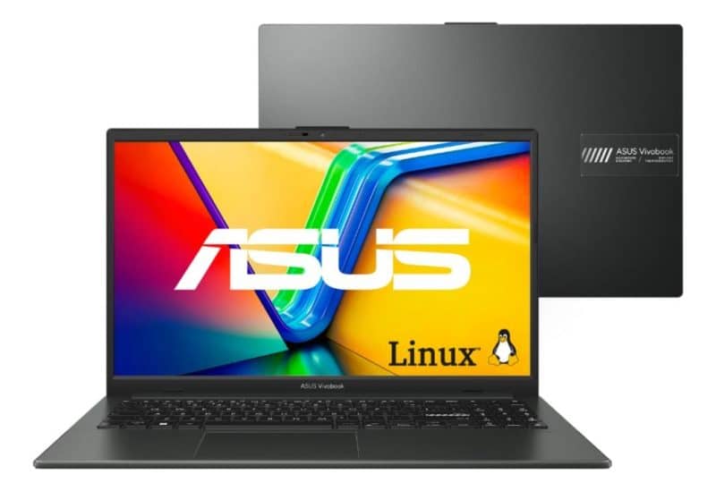 Notebook Asus Vivobook Go 15 E1504fa Amd Ryzen 5 7520u 8gb Ram 1tb Ssd Linux Keepos Tela 15,6 Fhd Black - Nj1289