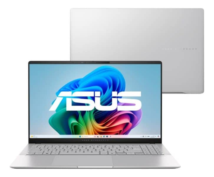 Ficha técnica Notebook Asus Vivobook S15 S5507qa Qualcomm Snapdragon X1e-78-100 32gb Ram 1tb Ssd Windows 11 Home Tela 15,6 Oled 120hz Silver