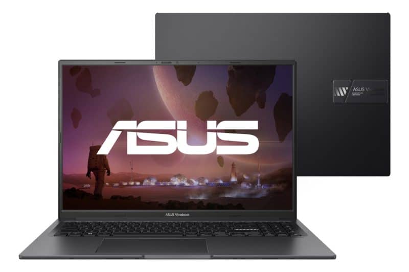 Notebook Gamer ASUS Vivobook 16X K3605ZF RTX 2050 Intel Core i5 12500H 8Gb Ram 512Gb SSD Windows 11 Home Tela 144Hz FHD 16 Preto - N1420W