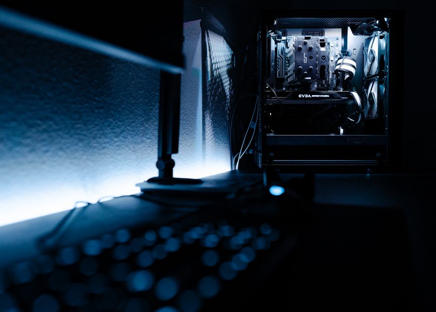 Setup gamer com processador Intel Core